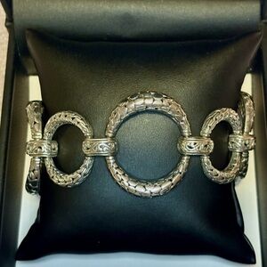 SARDA 925 STERLING SILVER BRACELET - Size 7